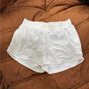 Lululemon white shorts size 10
